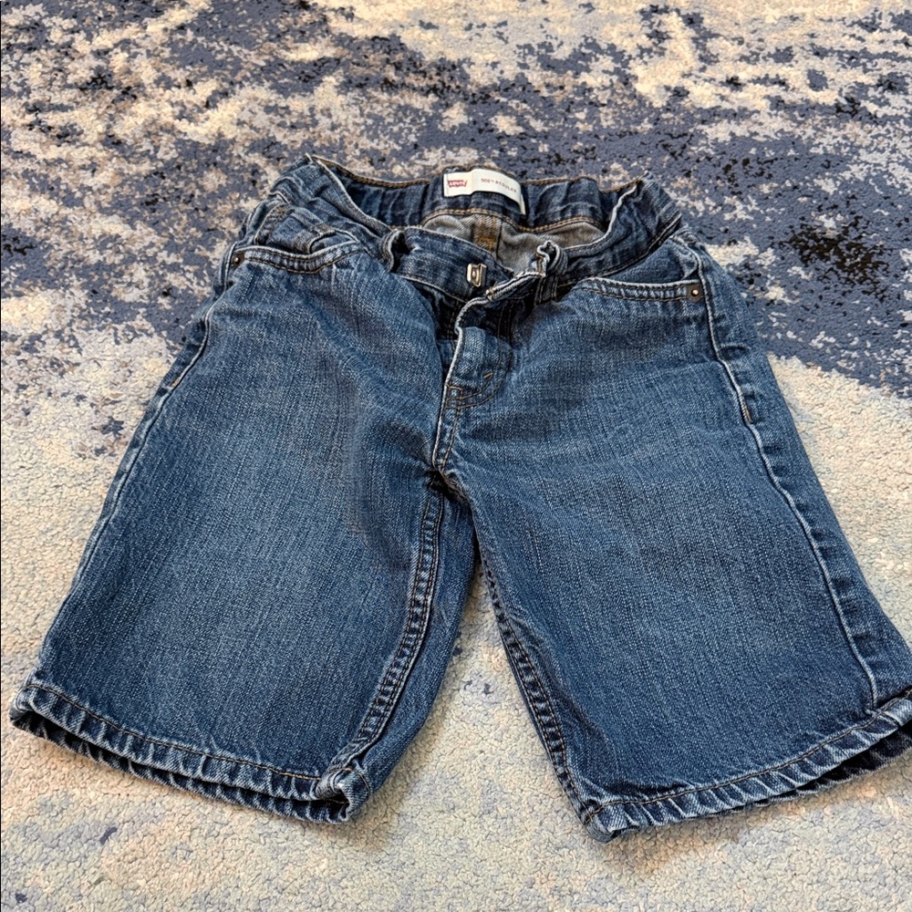 Levi's Dark Blue Denim Shorts
